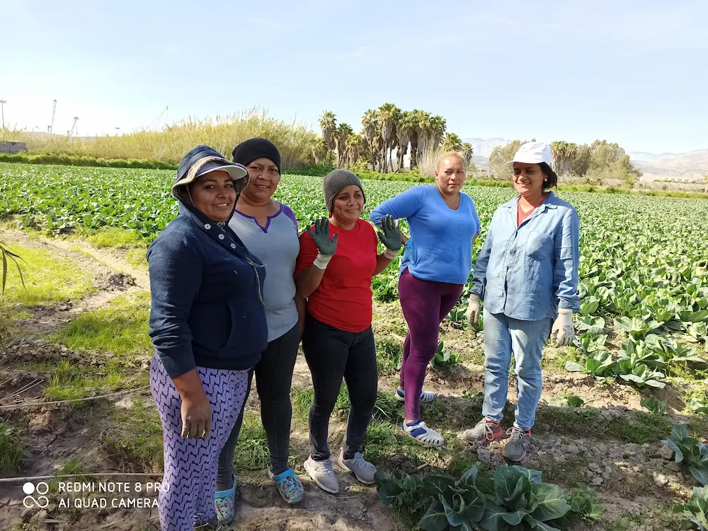 Mujeres agrícolas hondureñas en Granada